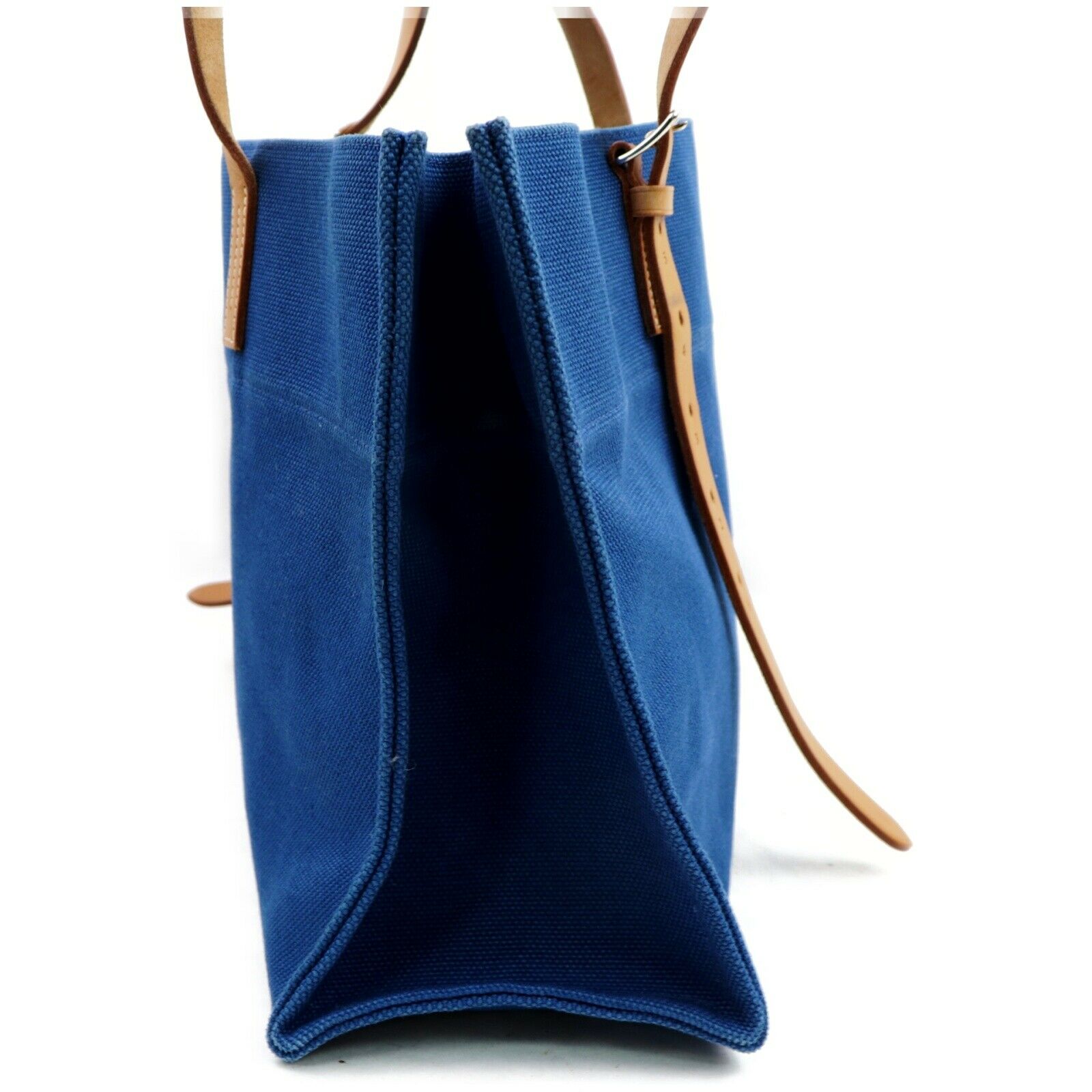 Top quality Hermes Tote Bag Etriviere Blue Canvas (SHC7-10179)