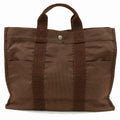 Indistinguishable  Top quality Hermes Tote Bag Other Brown Canvas (SHC1-14745)