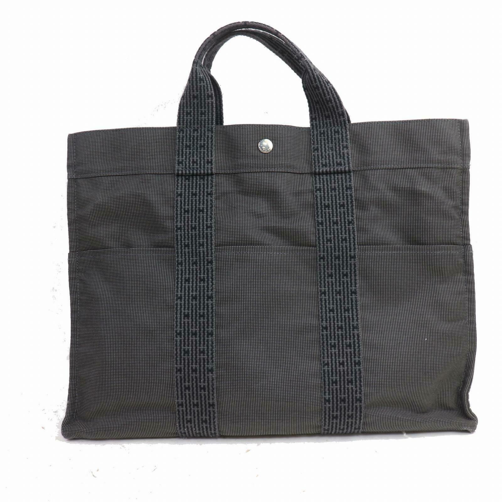 Top quality Hermes Tote Bag Gray Canvas (SHC1-15240)