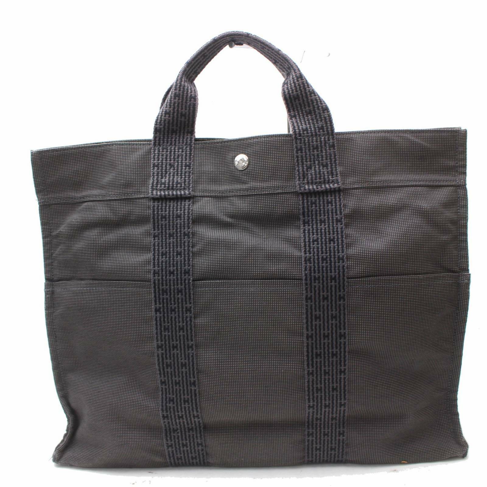 Top quality Hermes Tote Bag Herline Gray Canvas (SHC1-15763)
