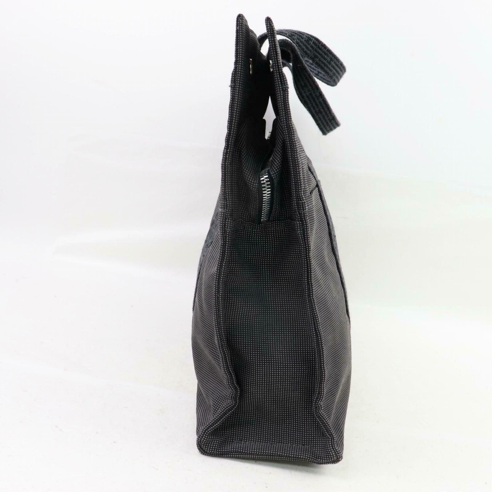 Indistinguishable  Top quality Hermes Tote Bag Gray Canvas (SHC1-14686)