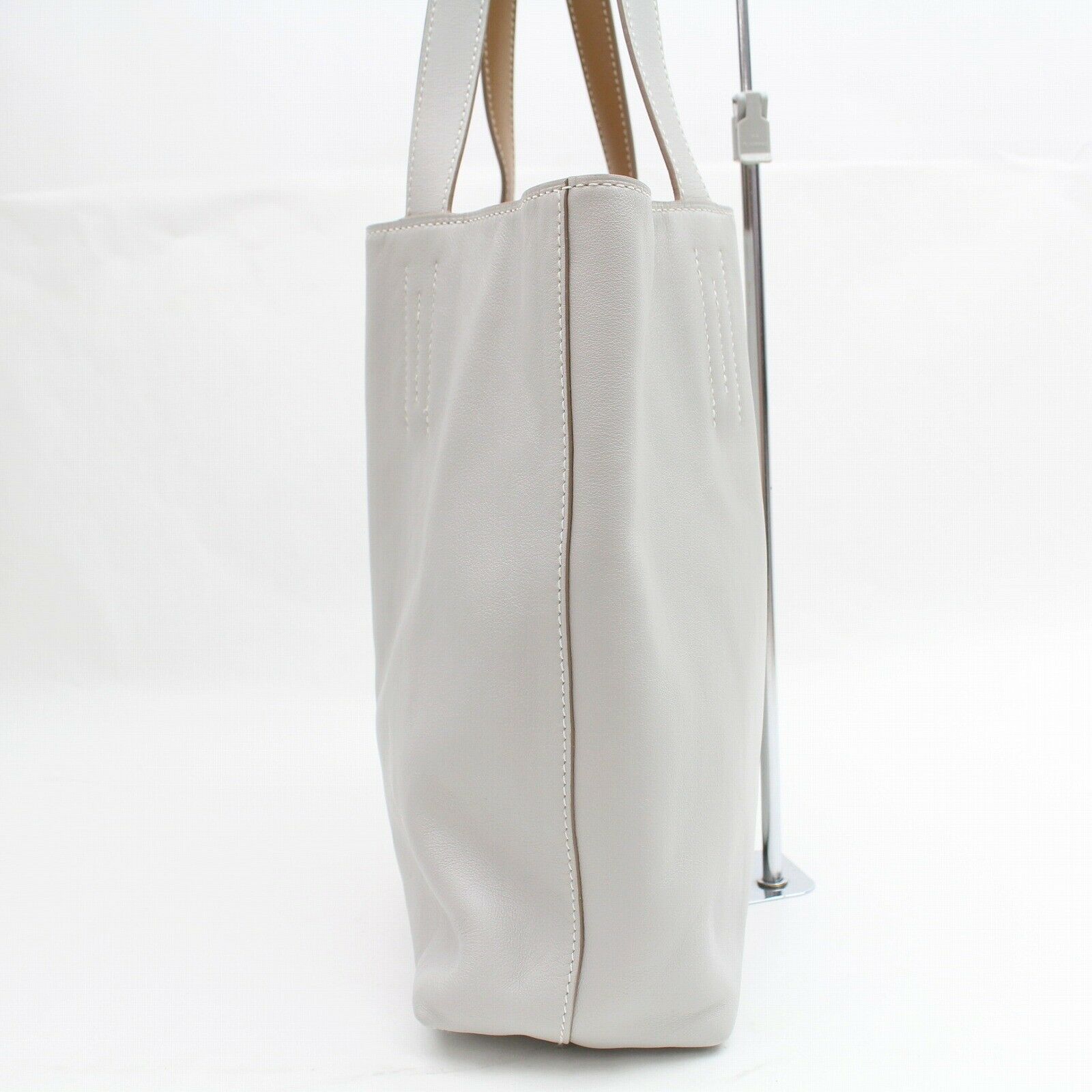 Top quality Hermes Tote Bag Double Sens36 Good Condition Gray (SHC7-10664)