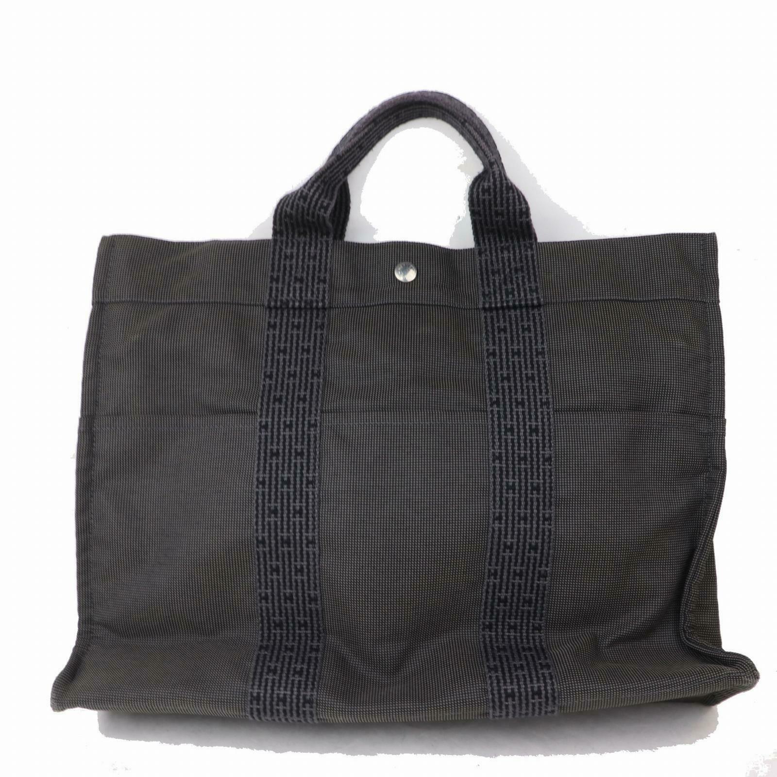 Indistinguishable  Top quality Hermes Tote Bag Gray Canvas (SHC1-14485)