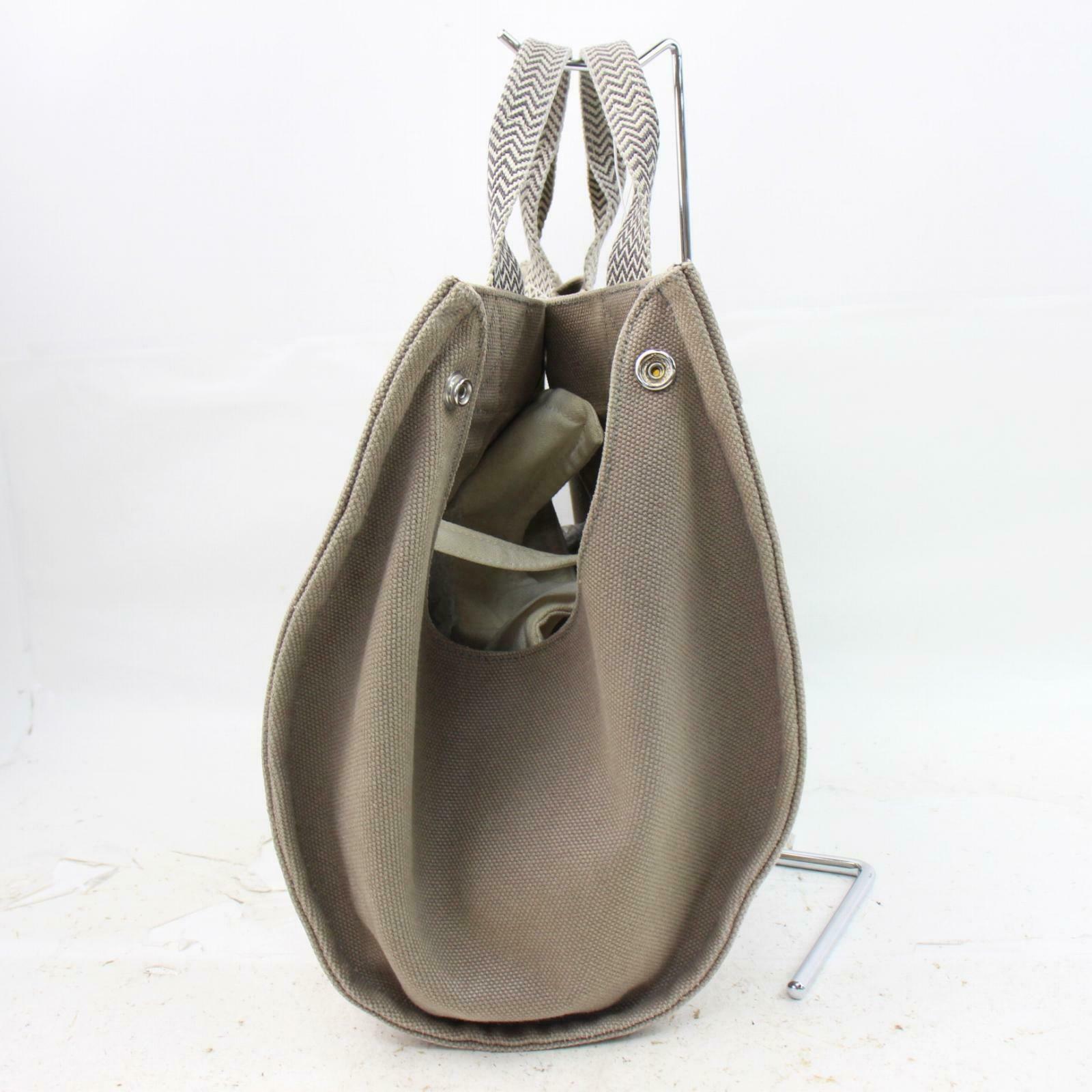 Indistinguishable  Top quality Hermes Tote Bag Cannes Pm Gray Canvas (SHC1-15156)
