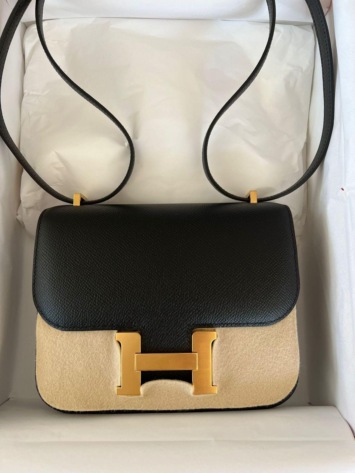 Hermes Constance 24 Black Epsom Gold Hardware - Payment 2 for NN