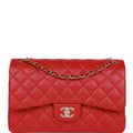 Chanel Jumbo Classic Double Flap Bag Red Caviar Light Gold Hardware Payment 1