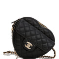 Copy of Chanel CC In Love Large Heart Bag Black Lambskin Light Gold Hardware - Payment 2 for HK