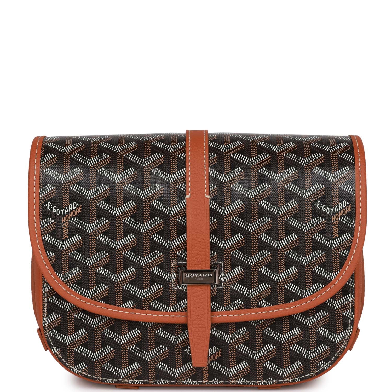 Goyard Belvedere PM Bag Black Goyardine Palladium Hardware