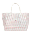 Goyard Goyardine Orange Claire Voie St. Louis GM Tote Bag Silver Hardware