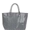 Goyard Goyardine Grey St. Louis GM Tote Bag Silver Hardware