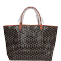 Goyard Goyardine Black St. Louis GM Tote Bag Palladium Hardware