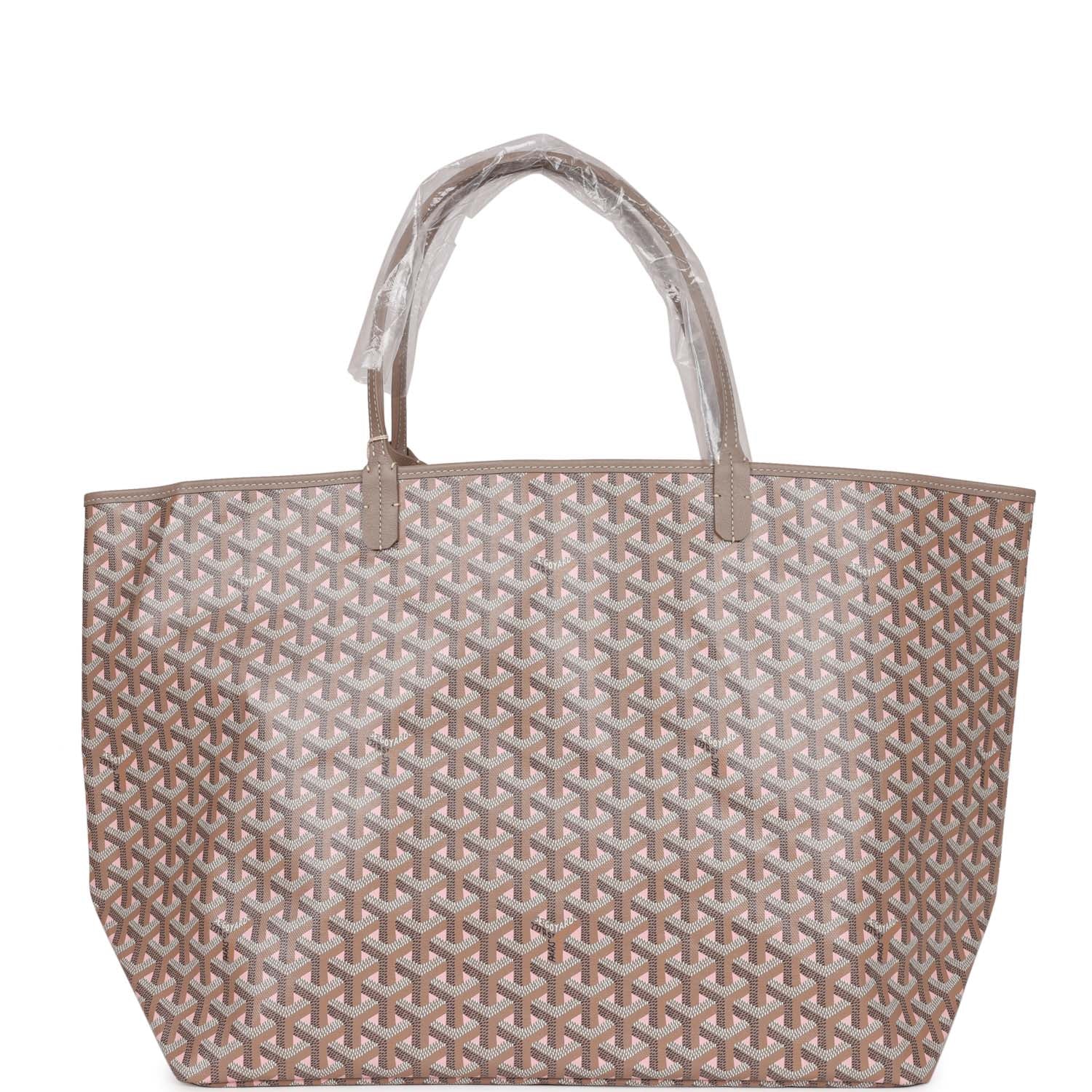 Goyard Goyardine Pink Claire Voie St. Louis GM Tote Bag Palladium Hardware
