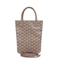 Goyard Goyardine Green Poitiers Claire-Voie Mini Tote Bag Palladium Hardware