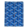 Goyard Goyardine Blue Saint-Marc Card Wallet
