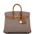 Hermes Special Order (HSS) Birkin 25 Gris Asphalte and Gold Togo Brushed Gold Hardware - Pay 2 for SR
