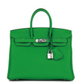 Hermes Birkin 25 Bambou Verso Togo Palladium Hardware