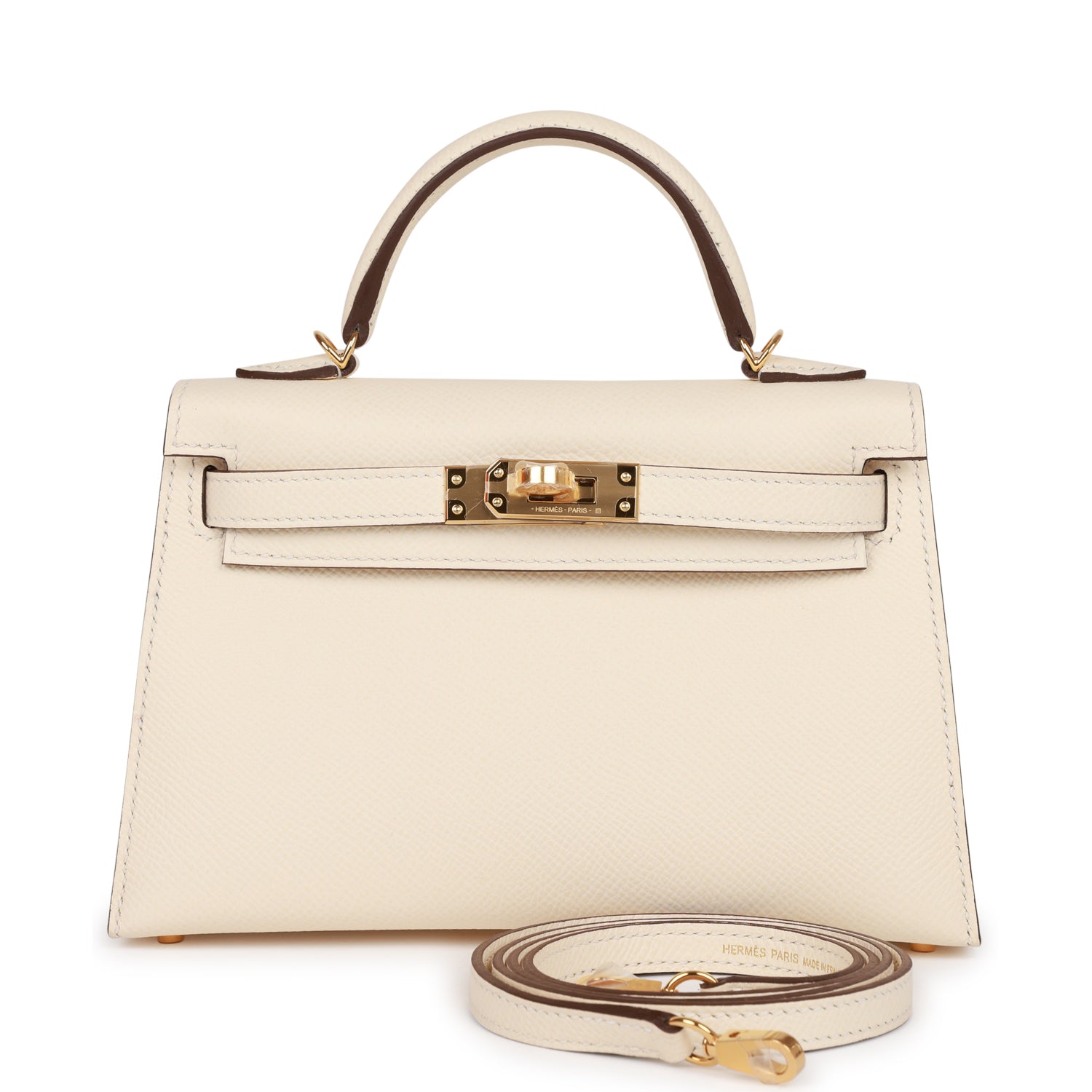 Hermes Kelly Sellier 20 Nata Epsom Gold Hardware