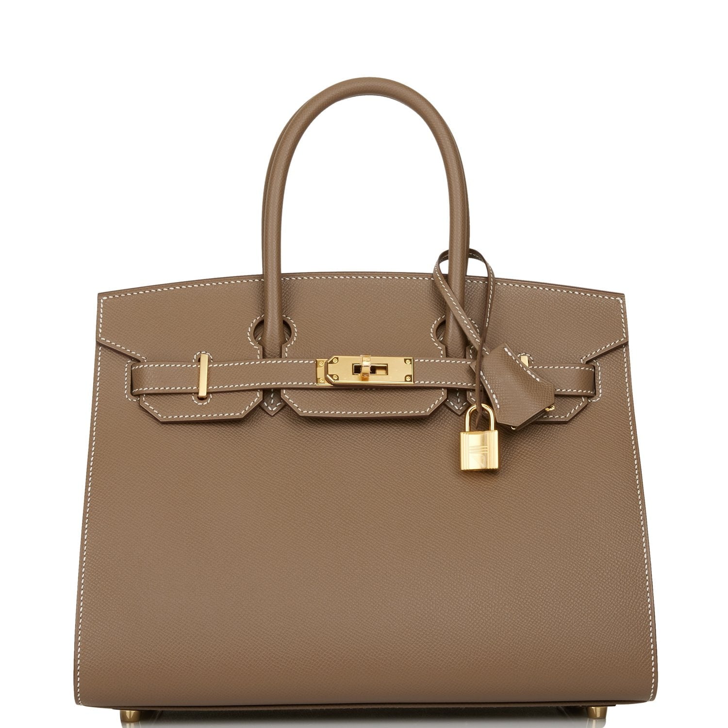 Hermes Birkin Sellier 30 Etoupe Epsom Gold Hardware