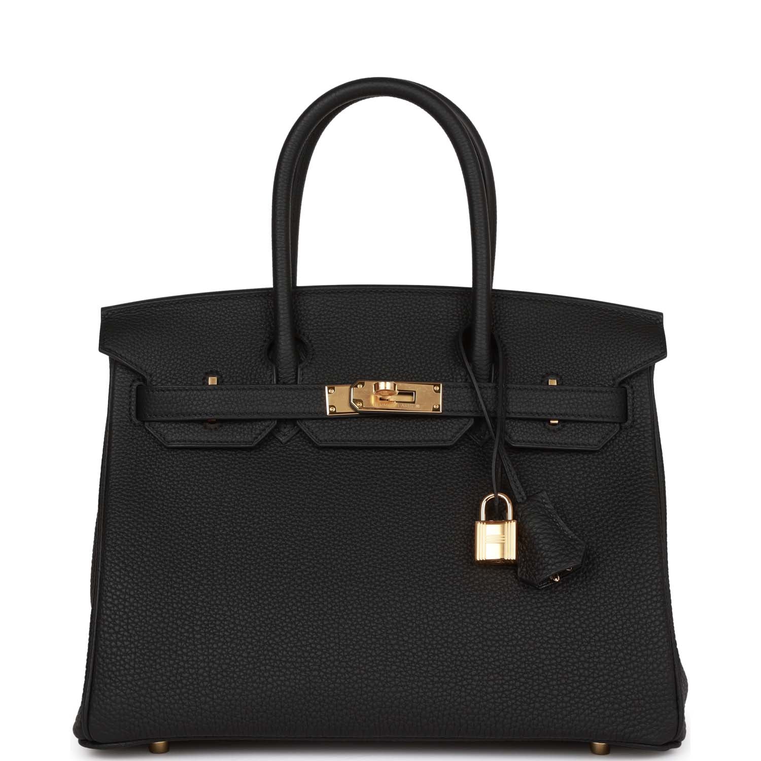 Herm√®s Birkin 30 Black Togo Gold Hardware