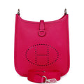 Hermes Evelyne TPM Rose Mexico Clemence Palladium Hardware