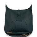 Hermes Evelyne PM Vert Cypress Clemence Gold Hardware