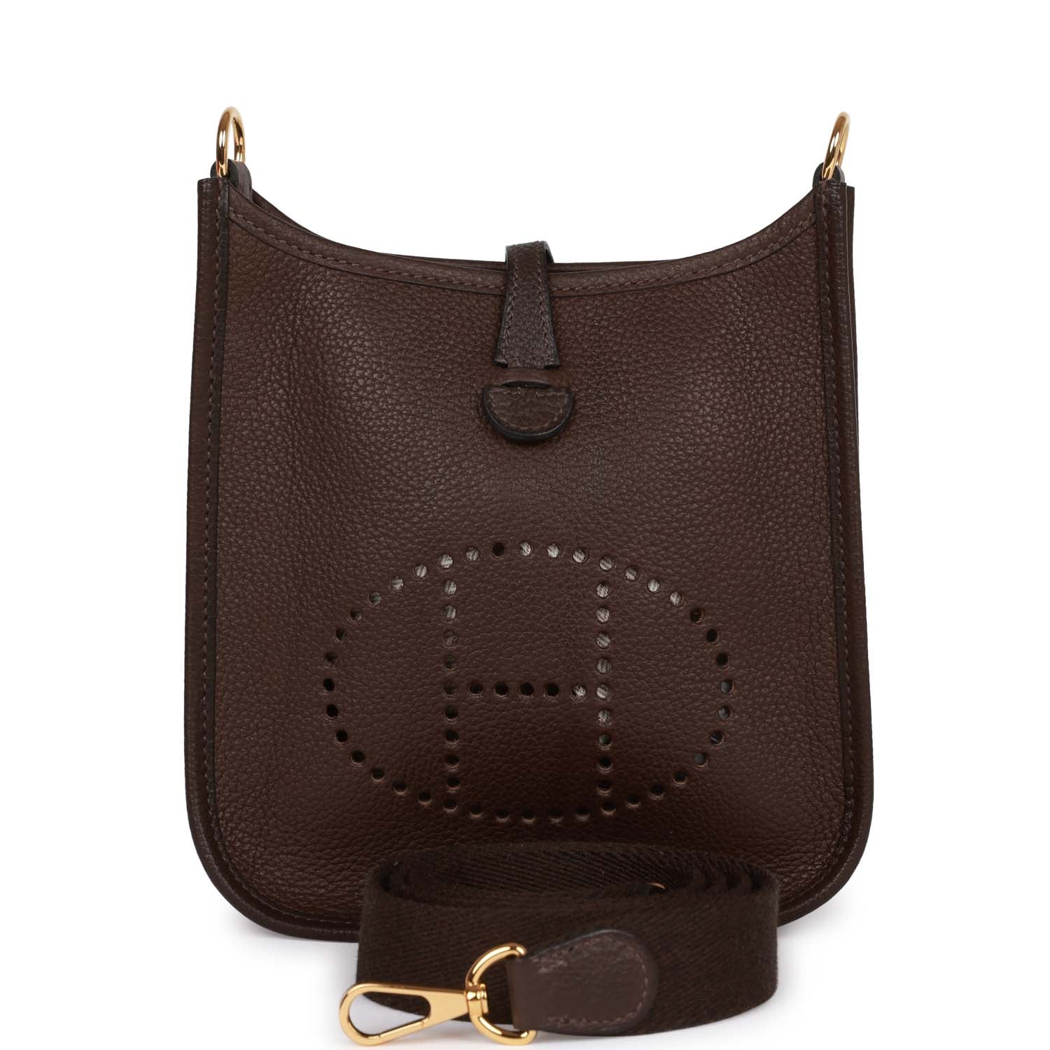 Hermes Evelyne TPM Ebene Barenia Faubourg Gold Hardware