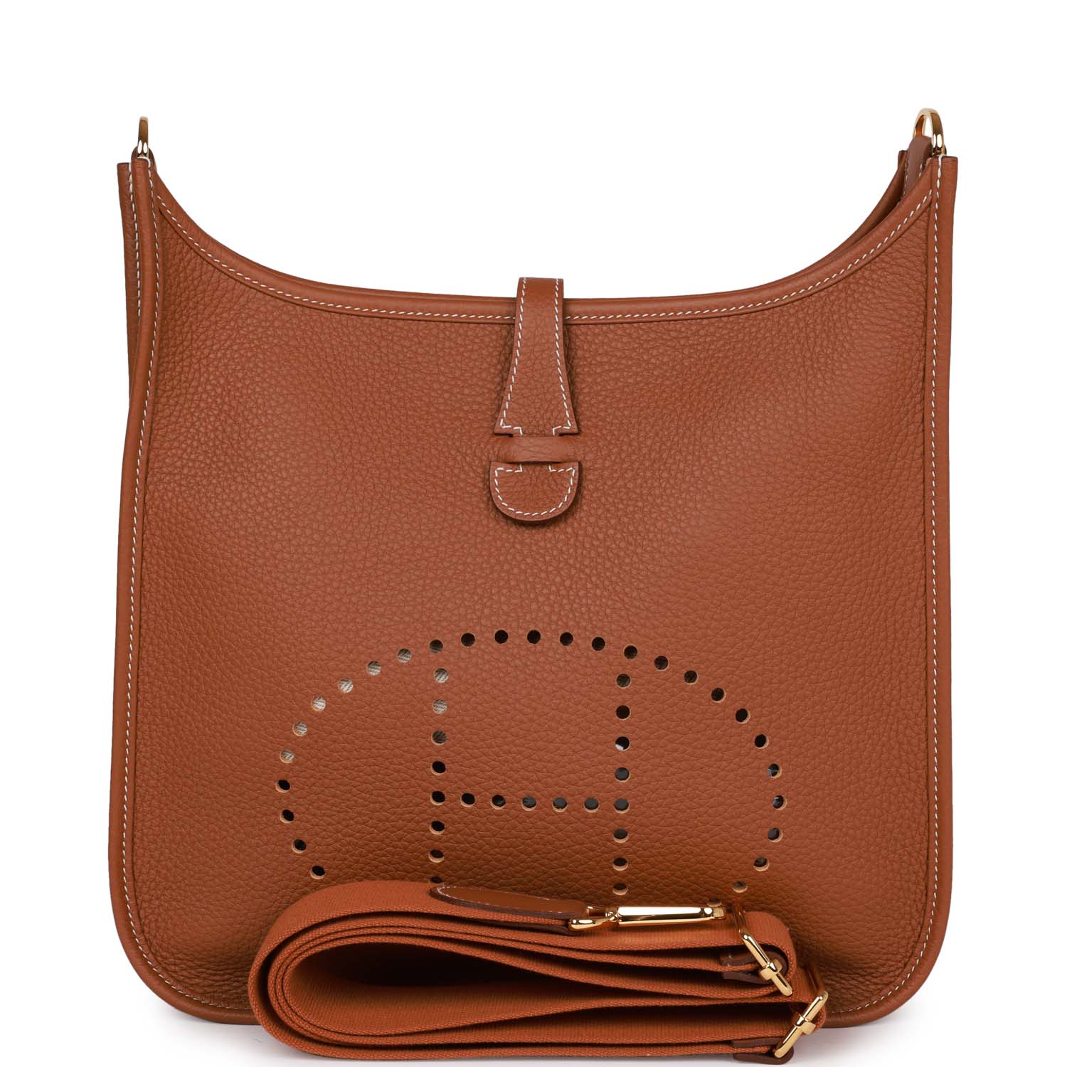 Hermes Evelyne III PM Gold Clemence Gold Hardware
