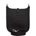 Hermes Evelyne TPM Graphite Feutre and Black Swift Palladium Hardware