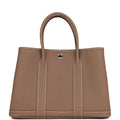 Hermes Garden Party 30 Etoupe Negonda Palladium Hardware