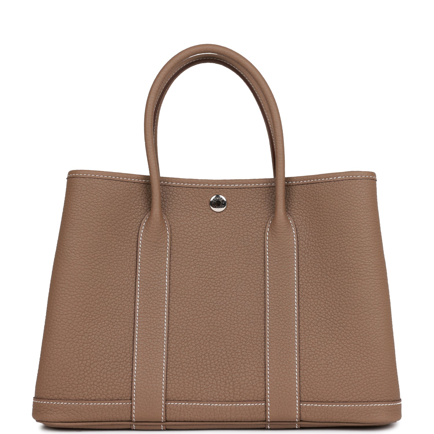 Hermes Garden Party 30 Etoupe Negonda Palladium Hardware