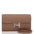 Hermes Constance Wallet To Go Etoupe Epsom Palladium Hardware