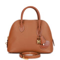Hermes 1923 Bolide 25 en Desordre Gold Epsom Gold Hardware