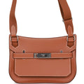 Hermes Jypsiere Mini Gold Evercolor Palladium Hardware