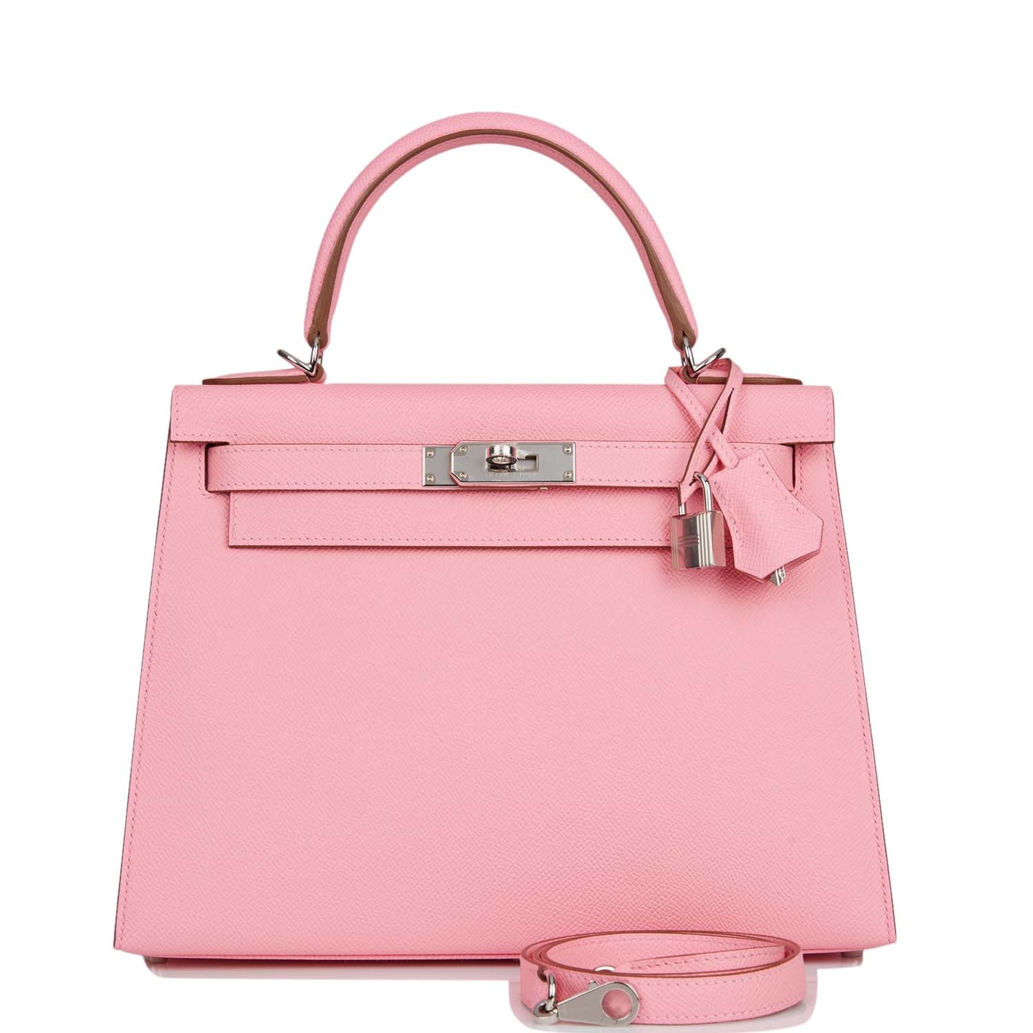 Hermes Kelly Sellier 28 Rose Confetti Epsom Palladium Hardware - Payment 1