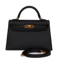 Hermes Kelly Sellier 20 Black Epsom Gold Hardware - Payment 1 for YT