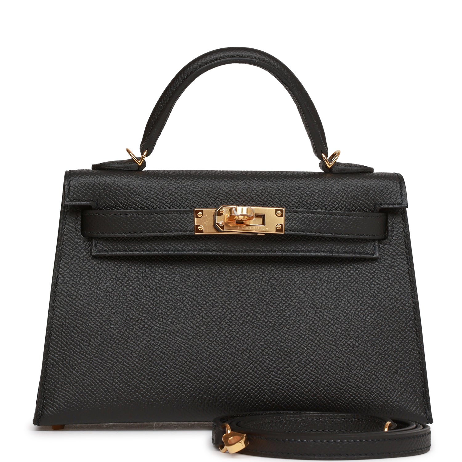 Hermes Kelly Sellier 20 Black Epsom Gold Hardware - Payment 2 for MP