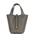 Hermes Picotin Lock 18 Gris Meyer Clemence Gold Hardware