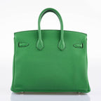 Hermès Birkin 25 Bambou (Bamboo) Green Togo with Palladium Hardware - 2014, R Square