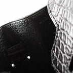 Hermès Birkin 25 Black Matte Alligator Gold Hardware