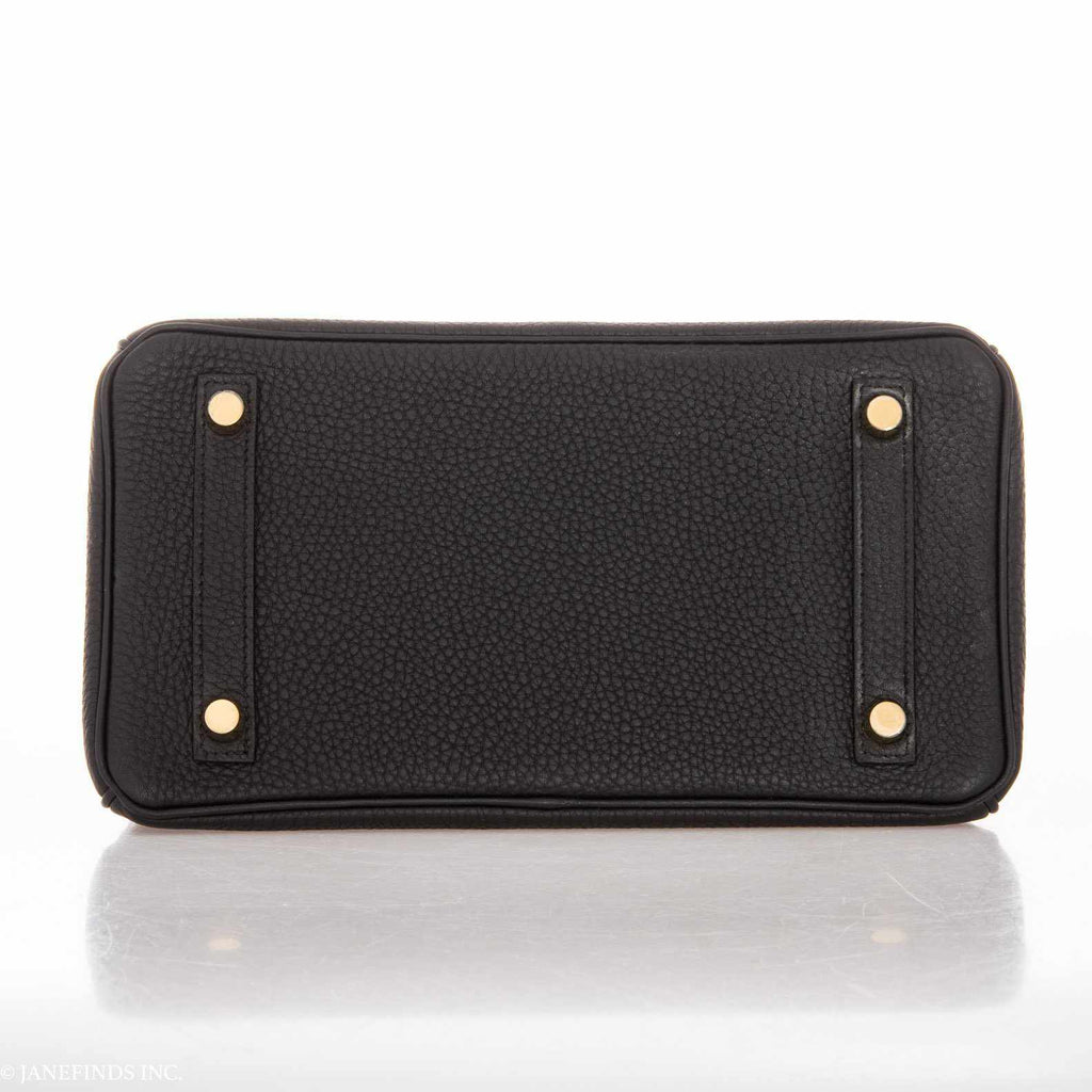 Hermès Birkin 25 Black Togo Gold Hardware