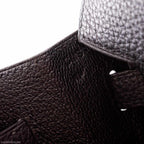 Hermès Birkin 25 Black Togo Palladium Hardware