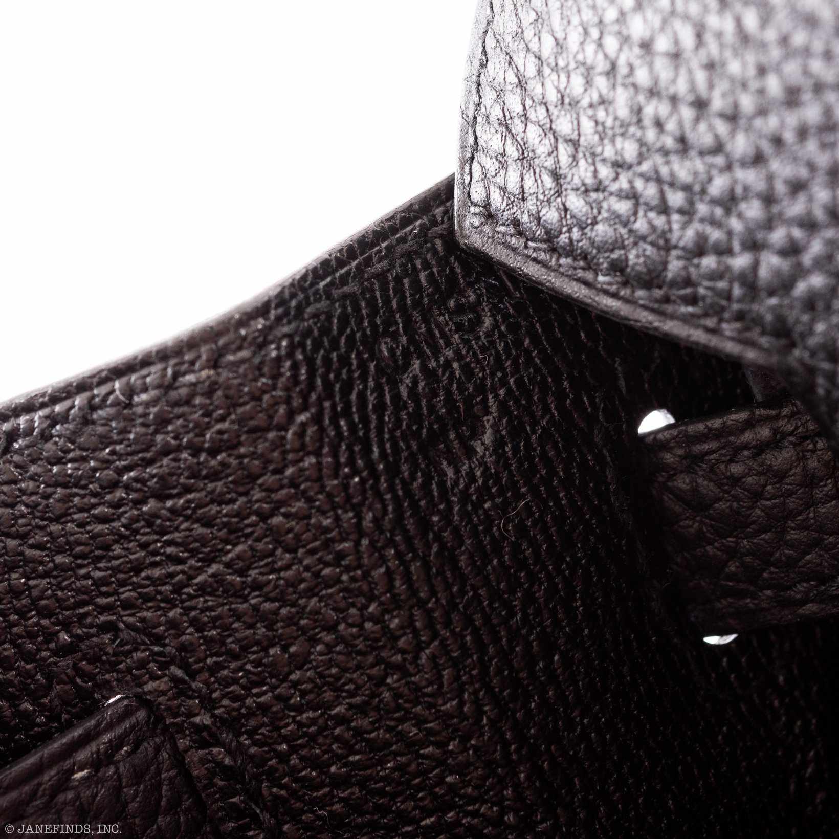 Hermès Birkin 25 Black Togo Palladium Hardware