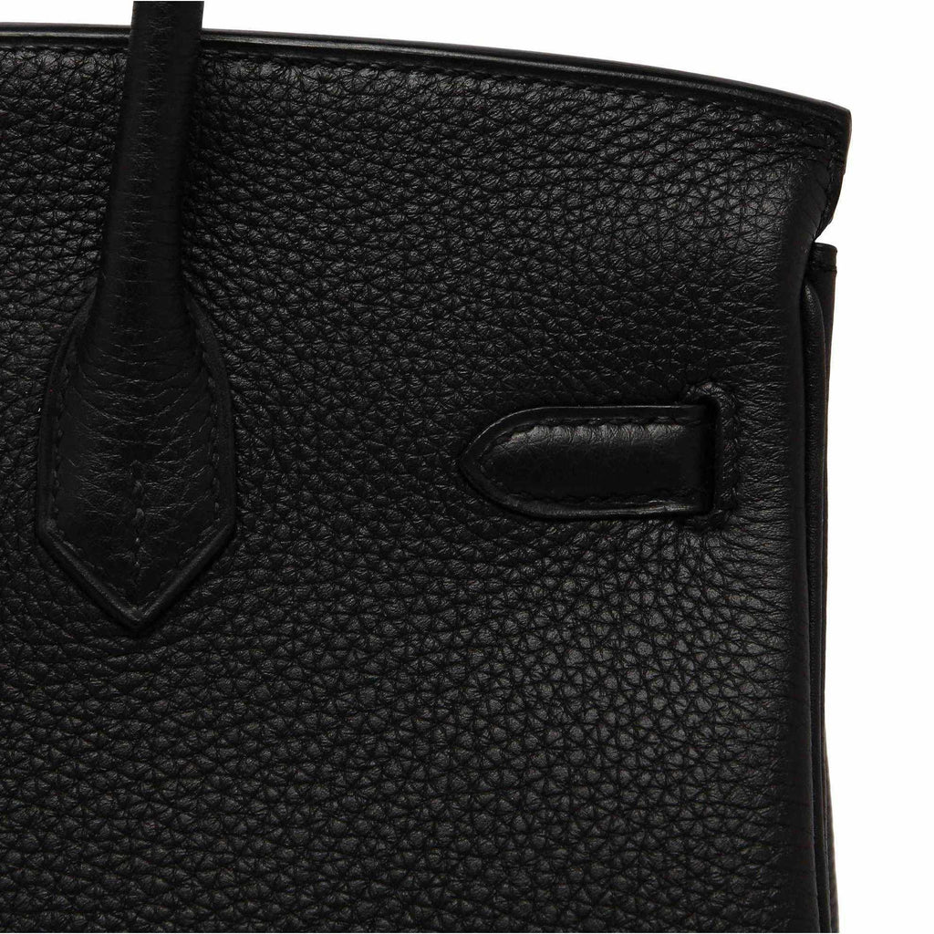 Hermès Birkin 25 Black Togo Palladium Hardware