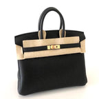Hermès Birkin 25 Black Togo leather Rose Gold Hardware - 2021, Z