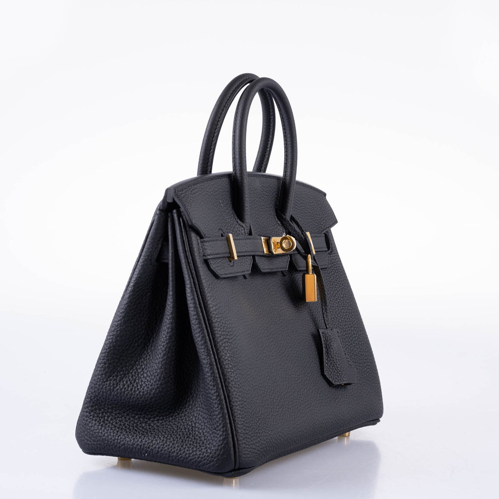 Hermès Birkin 25 Black Togo with Gold Hardware - 2020, Y