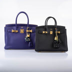 Hermès Birkin 25 Black Togo with Gold Hardware - 2020, Y