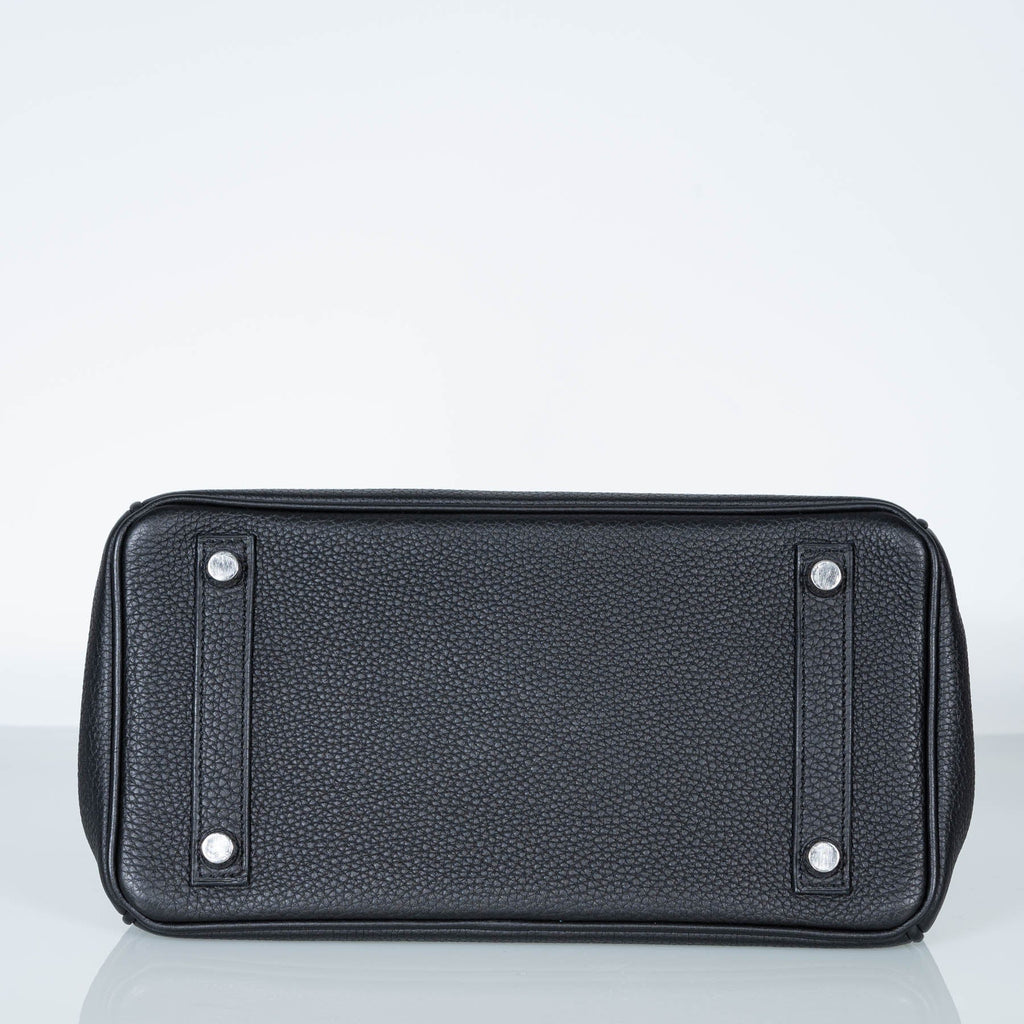 Hermès Birkin 25 Black Togo with Palladium Hardware