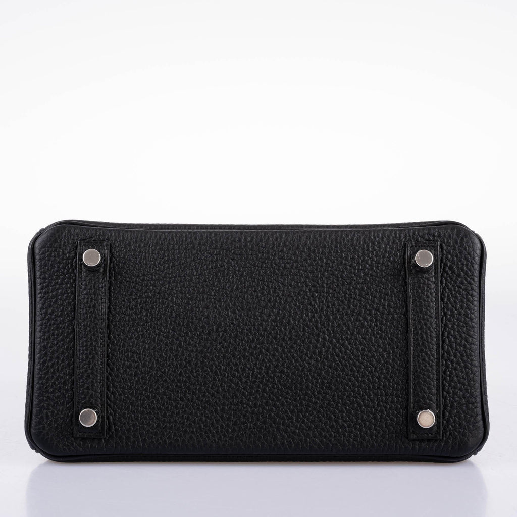 Hermès Birkin 25 Black Togo with Palladium Hardware - 2021, Z