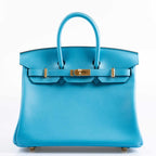 Hermès Birkin 25 Bleu Bleu du Nord Swift Gold Hardware