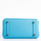 Hermès Birkin 25 Bleu Bleu du Nord Swift Gold Hardware